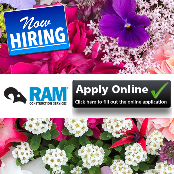 RAM Construction Services hiring